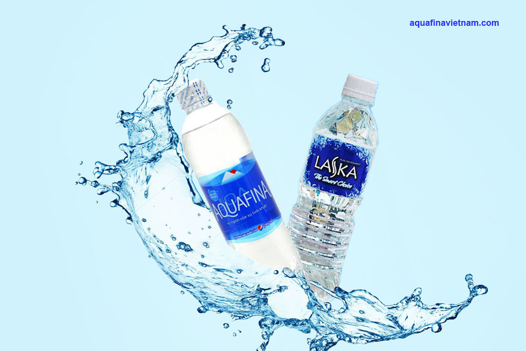 Khác biệt giữa nước tinh khiết Aquafina và Laska là gì?