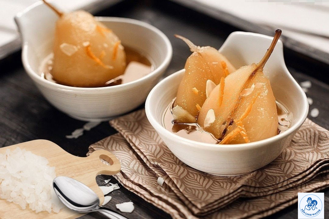 mon-le-hap-duong-phen Cách làm lê hấp đường phèn