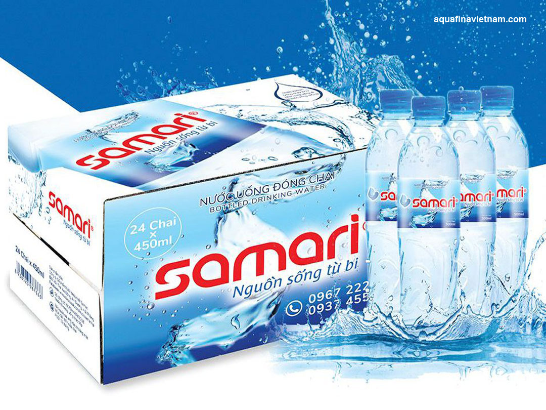 nuoc-samari Nước tinh khiết Aquafina và Samari có gì khác biệt?