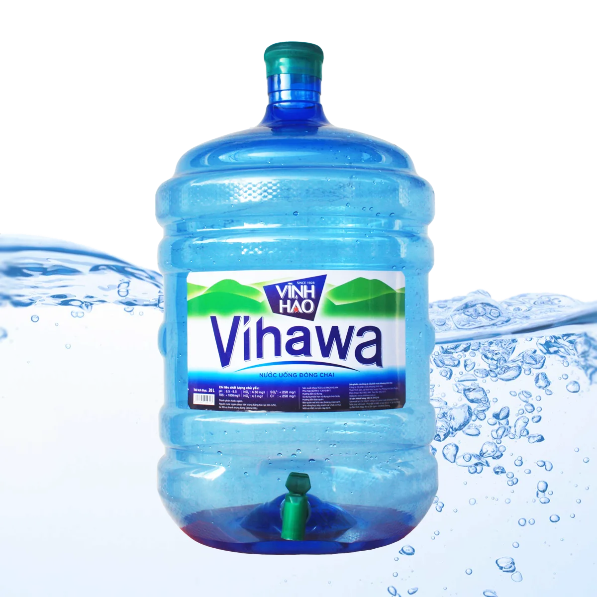 Nước tinh khiết Vihawa bình 20 lít